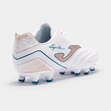 Joma Aguila 2332 FG Firm Ground Soccer Cleats - White/Gold - Best Buy Soccer