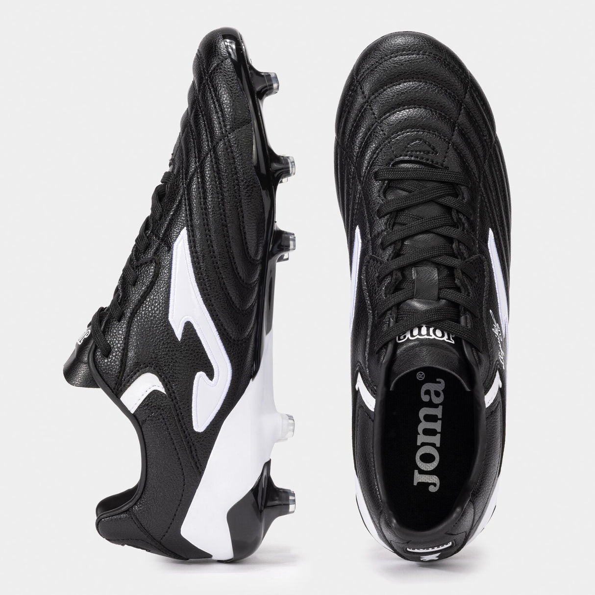 Joma Aguila Cup 2401 FG Firm Ground Soccer Cleats - Black/White - Best Buy Soccer
