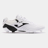 Joma Aguila Cup 2402 FG Firm Ground Soccer Cleats - White/Black - Best Buy Soccer