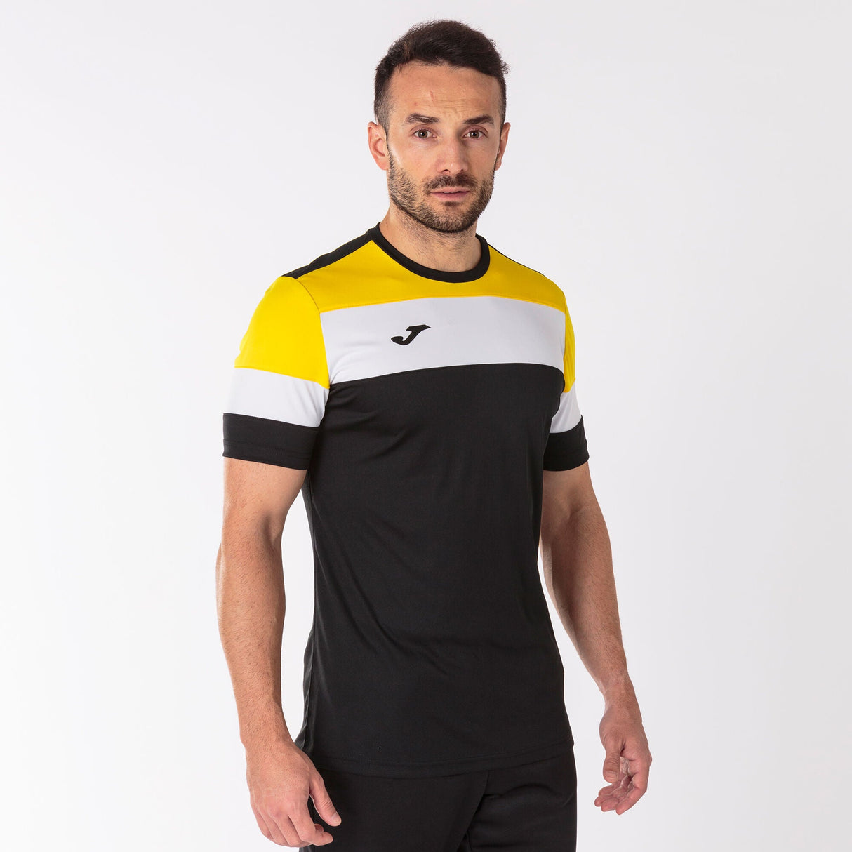 Joma Crew IV Jersey Black/Yellow - Best Buy Soccer