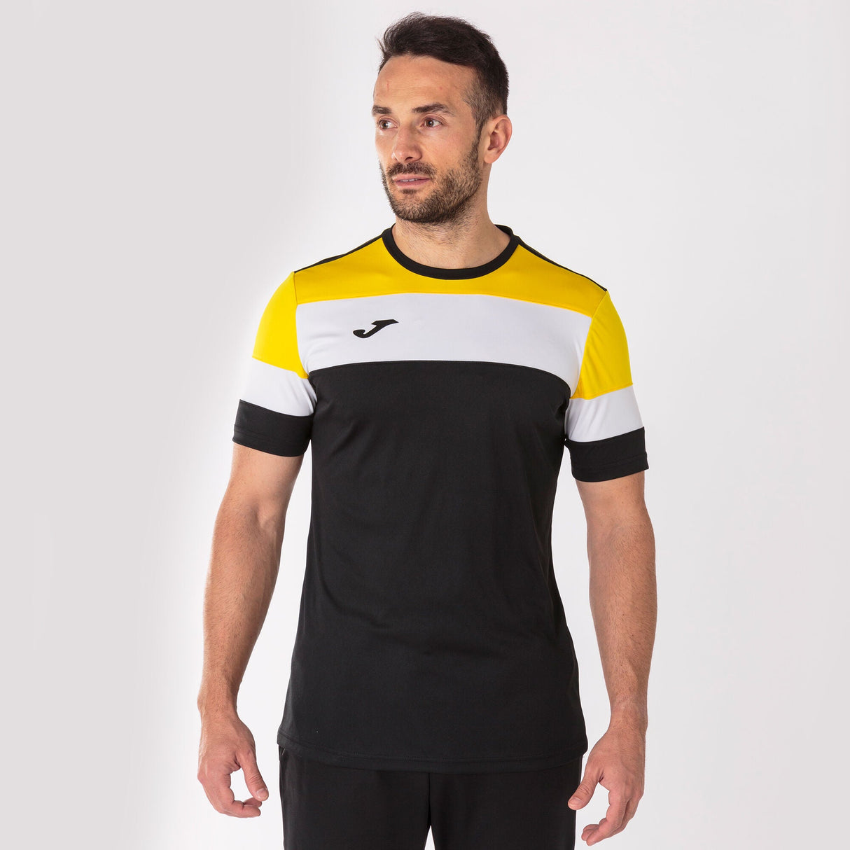 Joma Crew IV Jersey Black/Yellow - Best Buy Soccer
