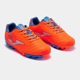 JOMA Toledo JR 2308 HG/FG Firm Ground Youth Soccer Cleats - Orange/Royal - Best Buy Soccer