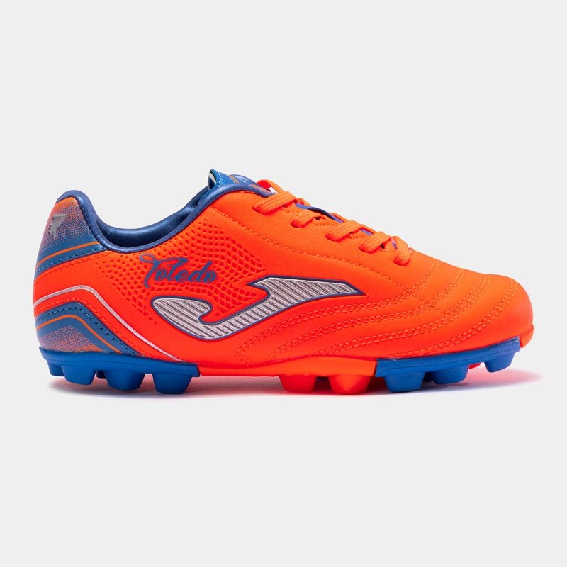 JOMA Toledo JR 2308 HG/FG Firm Ground Youth Soccer Cleats - Orange/Royal - Best Buy Soccer