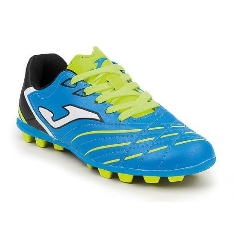 Joma Toledo N - 10 - JR 504 FG Firm Ground Youth Soccer Cleats - Blue/Yellow - Best Buy Soccer
