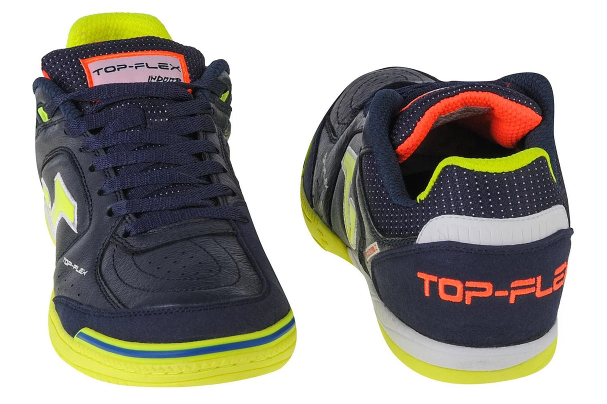 Joma Top flex 2203 IN Indoor Soccer Shoes - Navy/Green - Best Buy Soccer