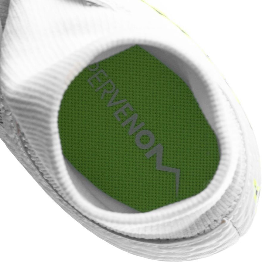 Kids' Nike Jr. Hypervenom Phantom 3 Academy Dynamic Fit (FG) Firm - Ground Football Boot White/Grey/Volt - Best Buy Soccer