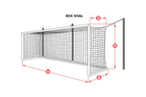 Kwik Goal Box Net 8Hx24Hx6Dx6B, 120MM Mesh, HTPP, Solid Braid, Knotless - Best Buy Soccer