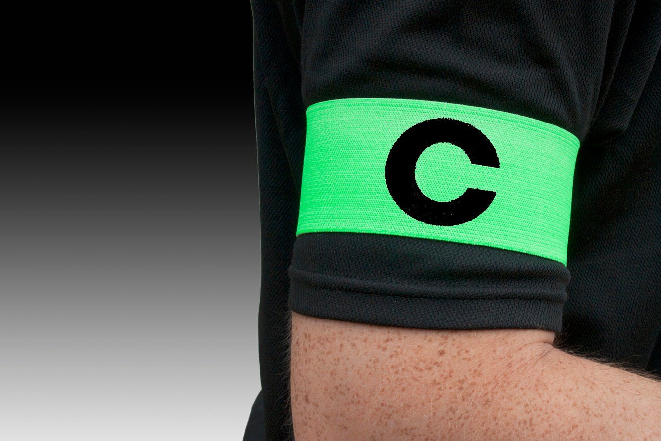Kwik Goal Captain C Arm Band Hi - Vis Green - Best Buy Soccer