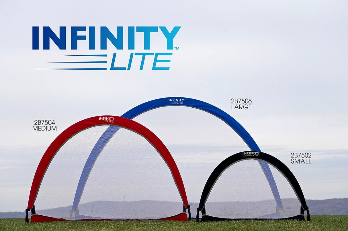 Kwik Goal Infinity Lite Pop - Up Goal 6ft (Set of 2) Blue - Best Buy Soccer