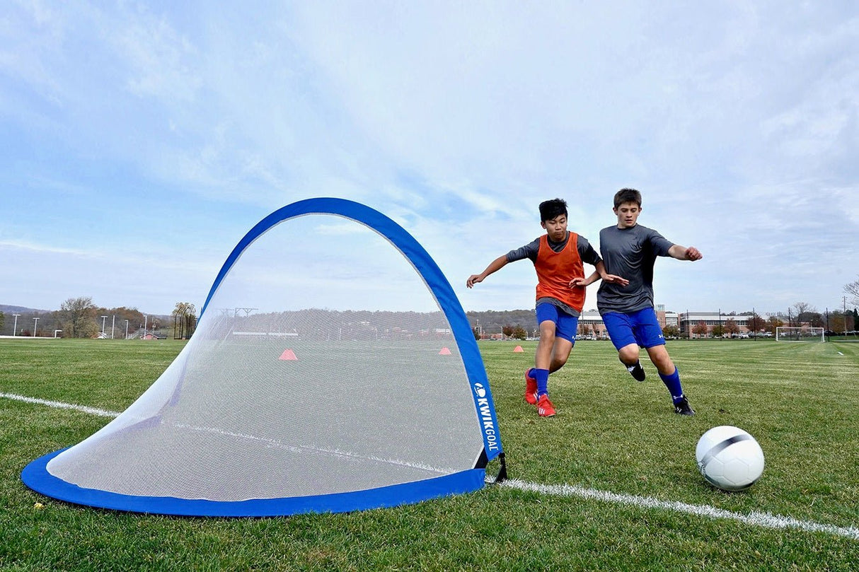 Kwik Goal Infinity Lite Pop - Up Goal 6ft (Set of 2) Blue - Best Buy Soccer
