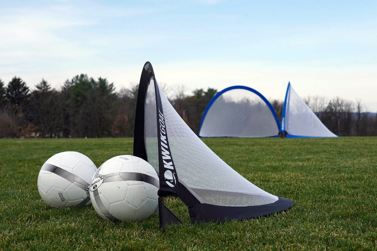 Kwik Goal Infinity Lite Pop - Up Goal 6ft (Set of 2) Blue - Best Buy Soccer