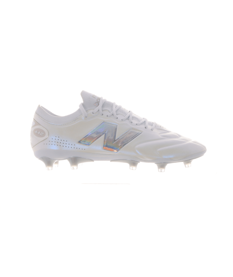 Tacos de fútbol New Balance 442 Elite Knit V3 FG para hombre - Blanco