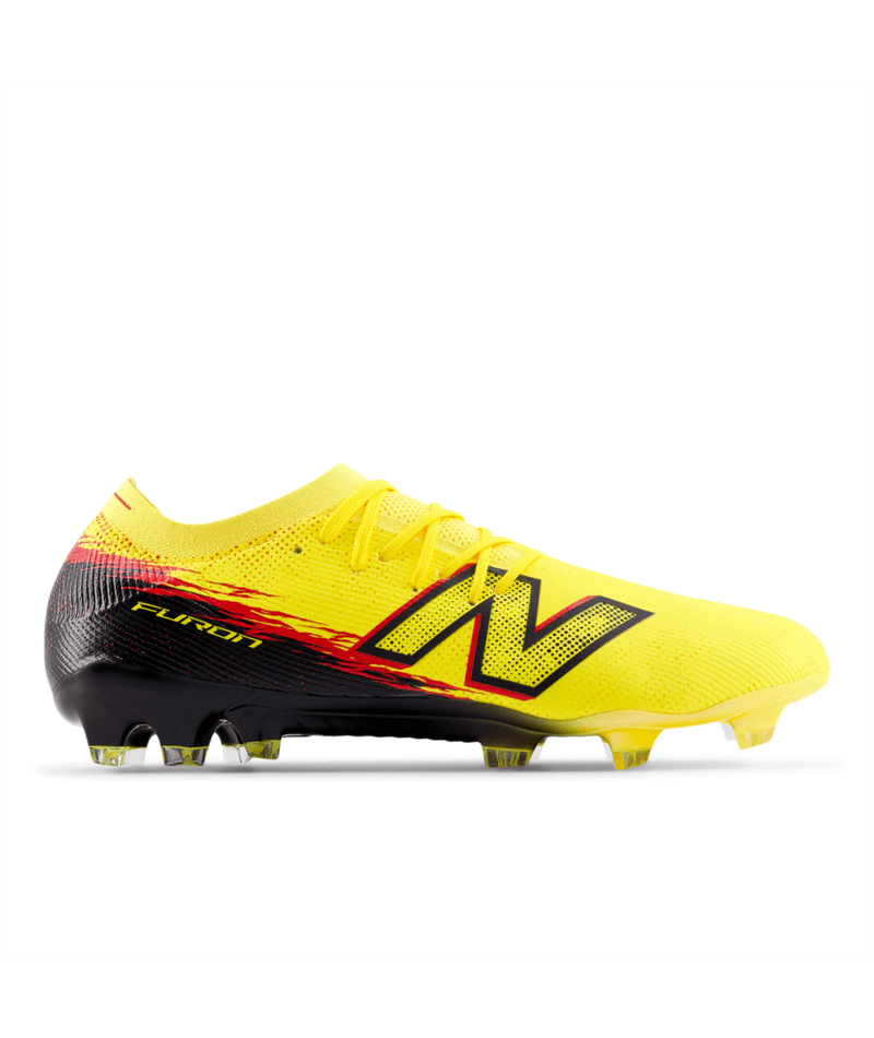 New Balance Furon Elite V8 FG Firm Ground Men's Soccer Cleats - Punch Yellow