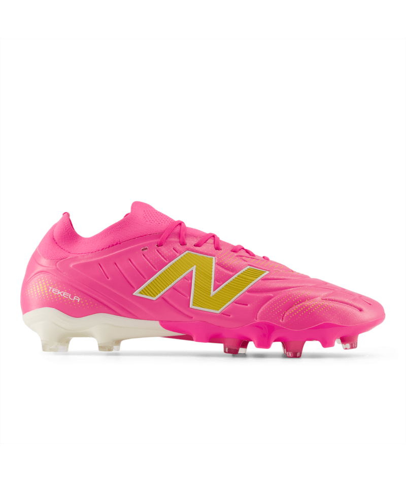 New Balance Tekela Pro Low V5 FG Firm Ground Men's Soccer Cleats - Pink Heat