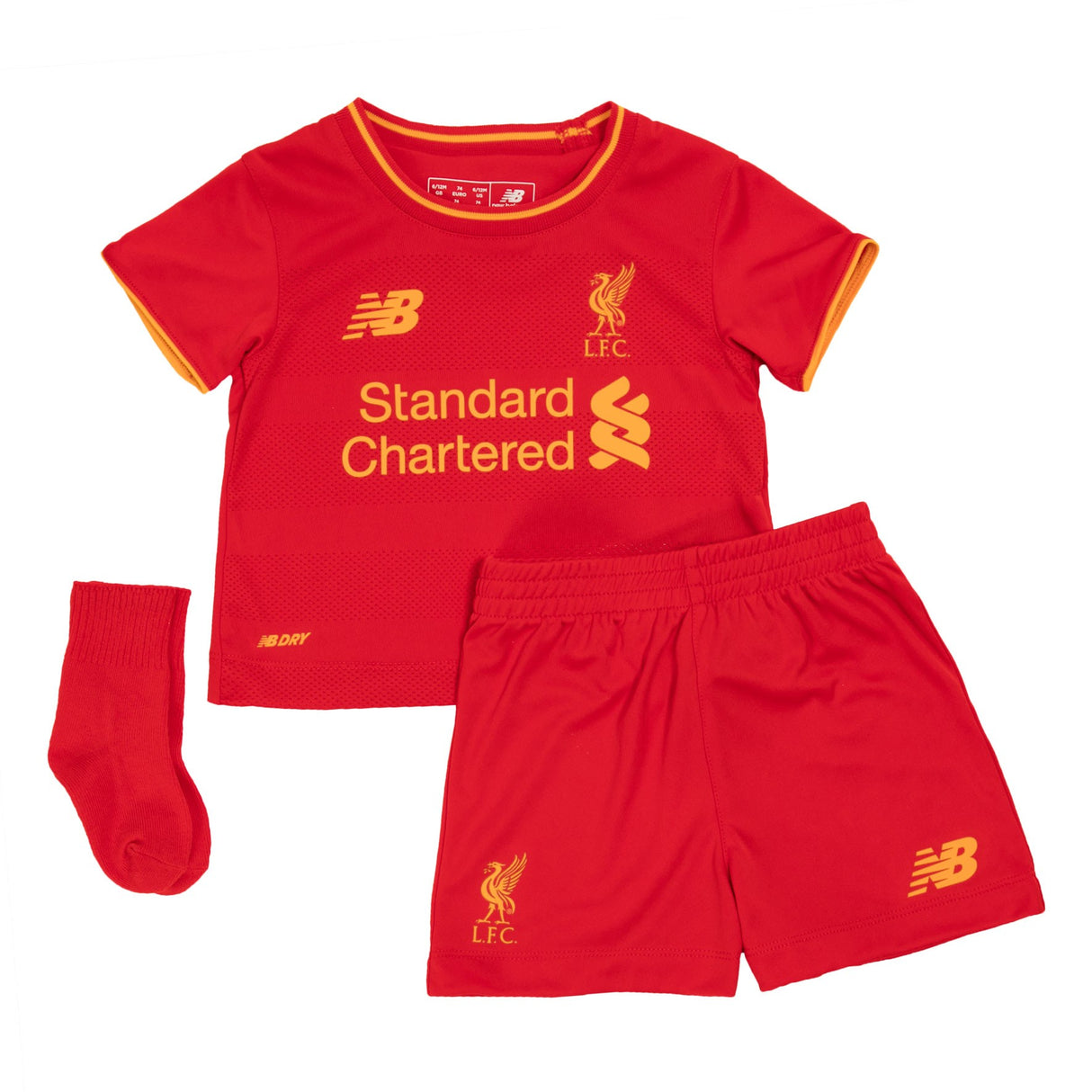 Kit de local para bebé New Balance Liverpool 2016