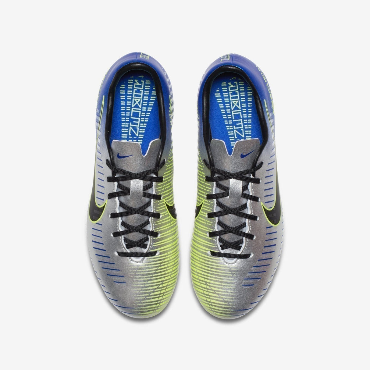 Nike JR Mercurial Victory VI FG Soccer Cleats - Racer Blue/Chrome/Volt/Black