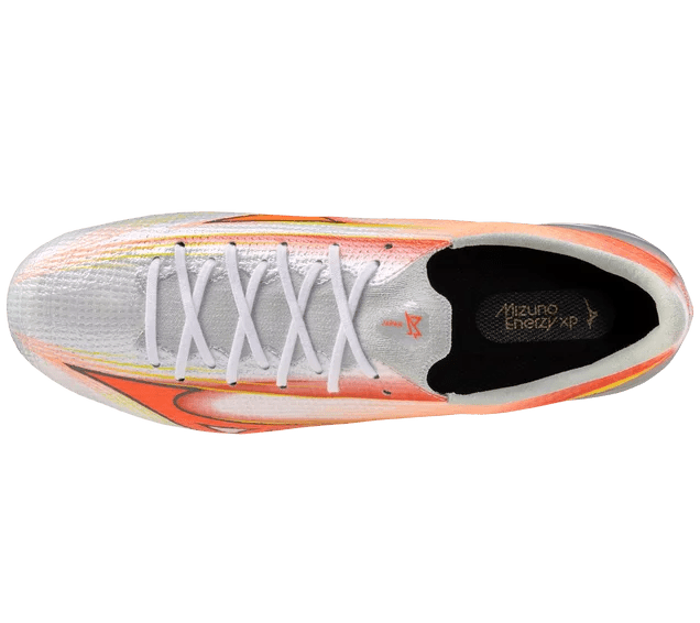 Mizuno Alpha III Japan FG Men's Soccer Cleats - White/Orange - Best Buy Soccer