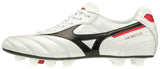 Mizuno Morelia II Made in Japan FG Firm Ground Pearl/Black/Red - Best Buy Soccer