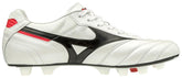 Mizuno Morelia II Made in Japan FG Firm Ground Pearl/Black/Red - Best Buy Soccer