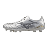 Mizuno Morelia Neo IV Elite FG Firm Ground Silver/Gold - Best Buy Soccer