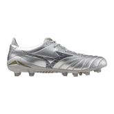 Mizuno Morelia Neo IV Elite FG Firm Ground Silver/Gold - Best Buy Soccer