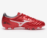 Mizuno Morelia Neo IV Pro FG Firm Ground Soccer Cleats - Red/White - Best Buy Soccer