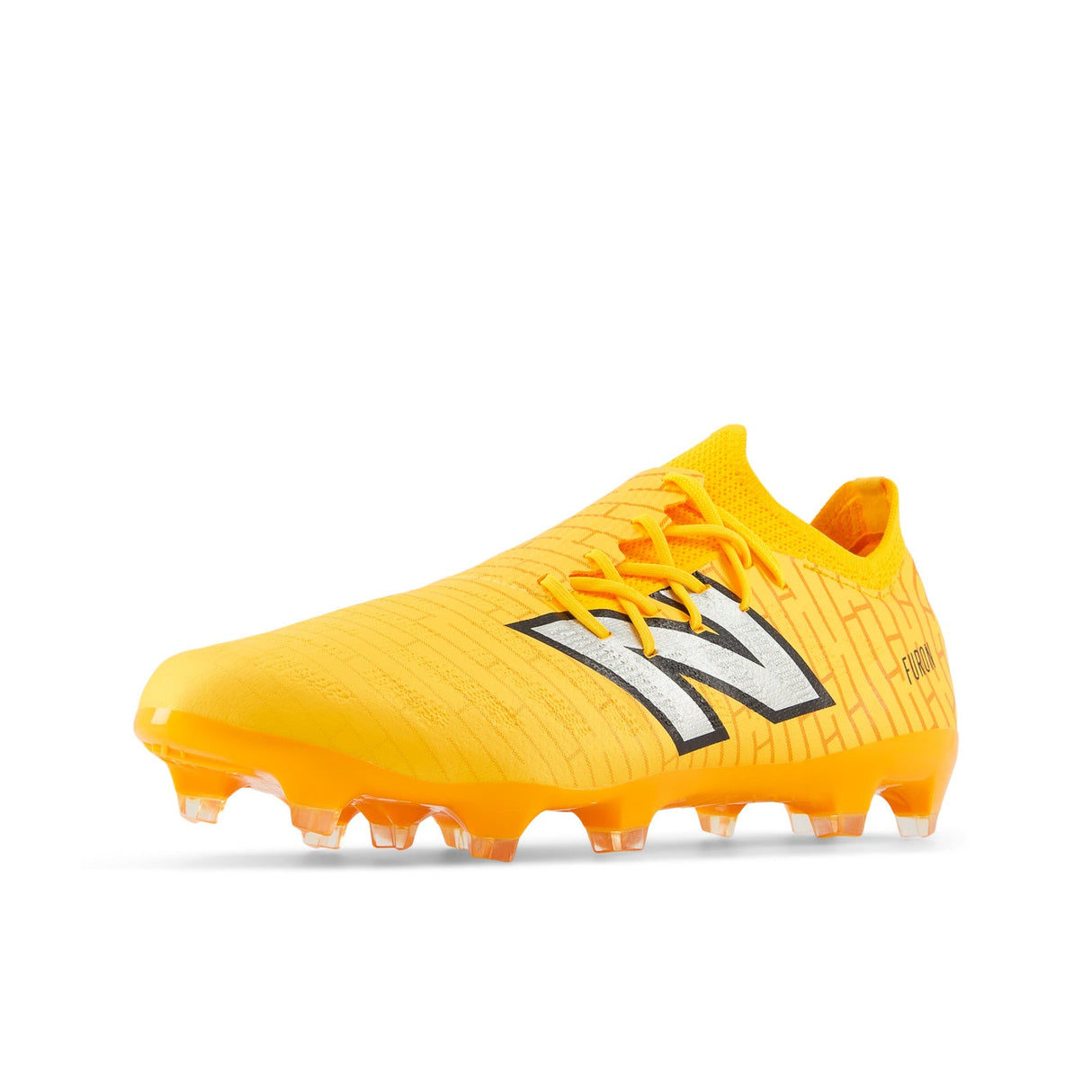 New Balance Furon Destroy FG V7 + Firm Ground Soccer Cleats - Sun Glow/Metallic Silver/Black - Best Buy Soccer