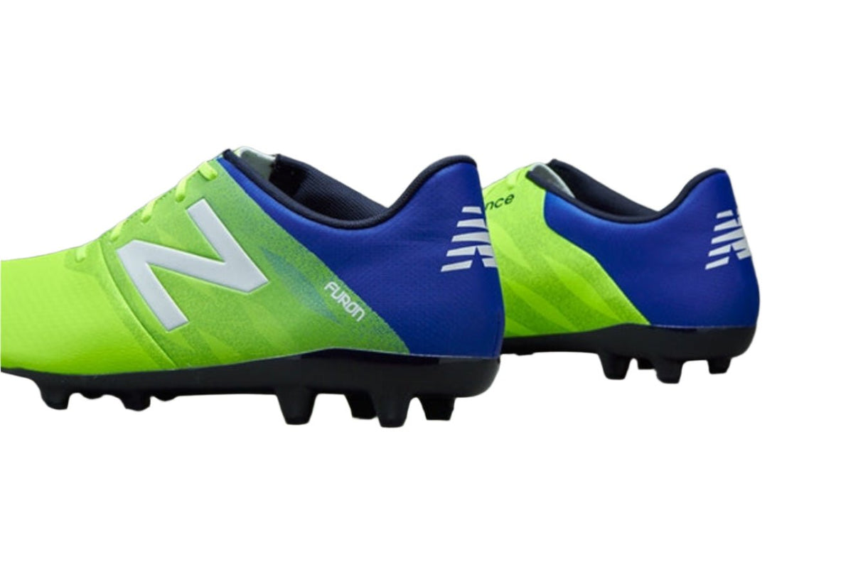 New Balance Furon Dispatch FG Firm Ground Soccer Cleats - Pacific Blue/Toxic Green - Best Buy Soccer