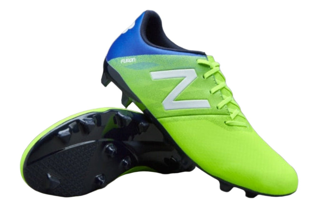New Balance Furon Dispatch FG Firm Ground Soccer Cleats - Pacific Blue/Toxic Green - Best Buy Soccer