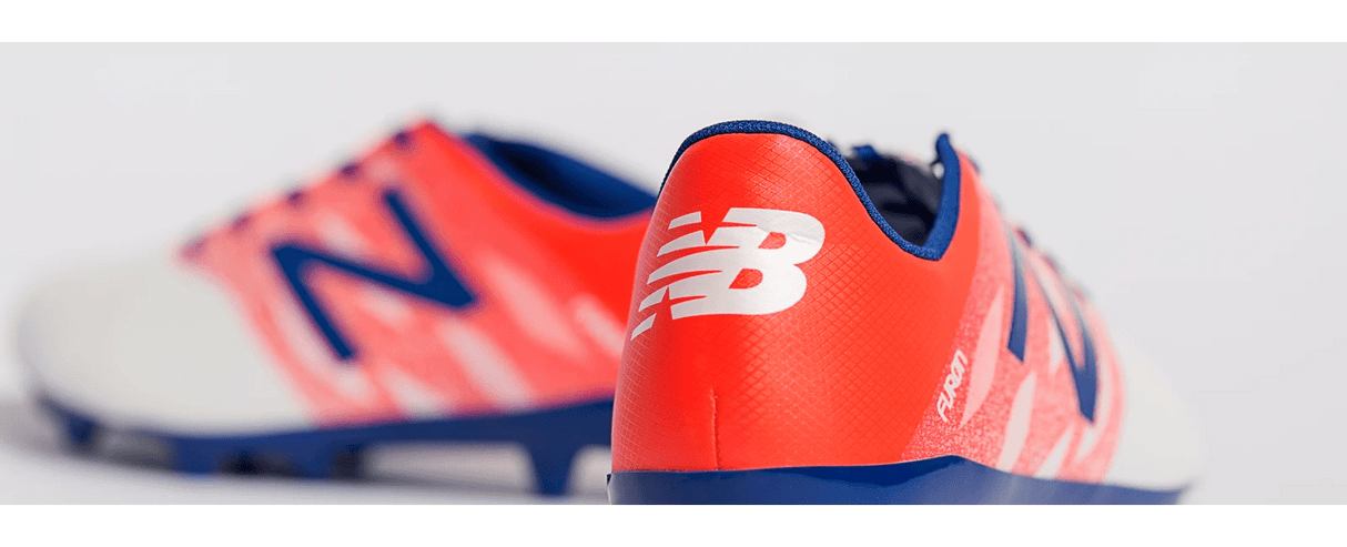 New Balance Furon Dispatch FG JR Firm Ground Soccer Cleats - White/Flame - Best Buy Soccer