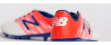 New Balance Furon Dispatch FG JR Firm Ground Soccer Cleats - White/Flame - Best Buy Soccer
