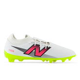 New Balance Furon Dispatch FG V7+ Firm Ground Soccer Cleats - White/Neon Pink/Black - Best Buy Soccer