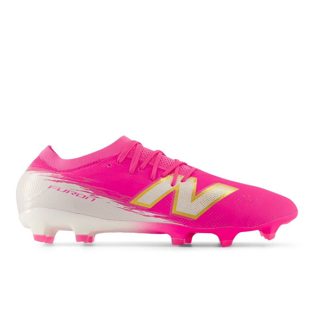 New Balance Furon Pro V8 FG Firm Ground Men's Soccer Cleats - Pink Heat - Best Buy Soccer