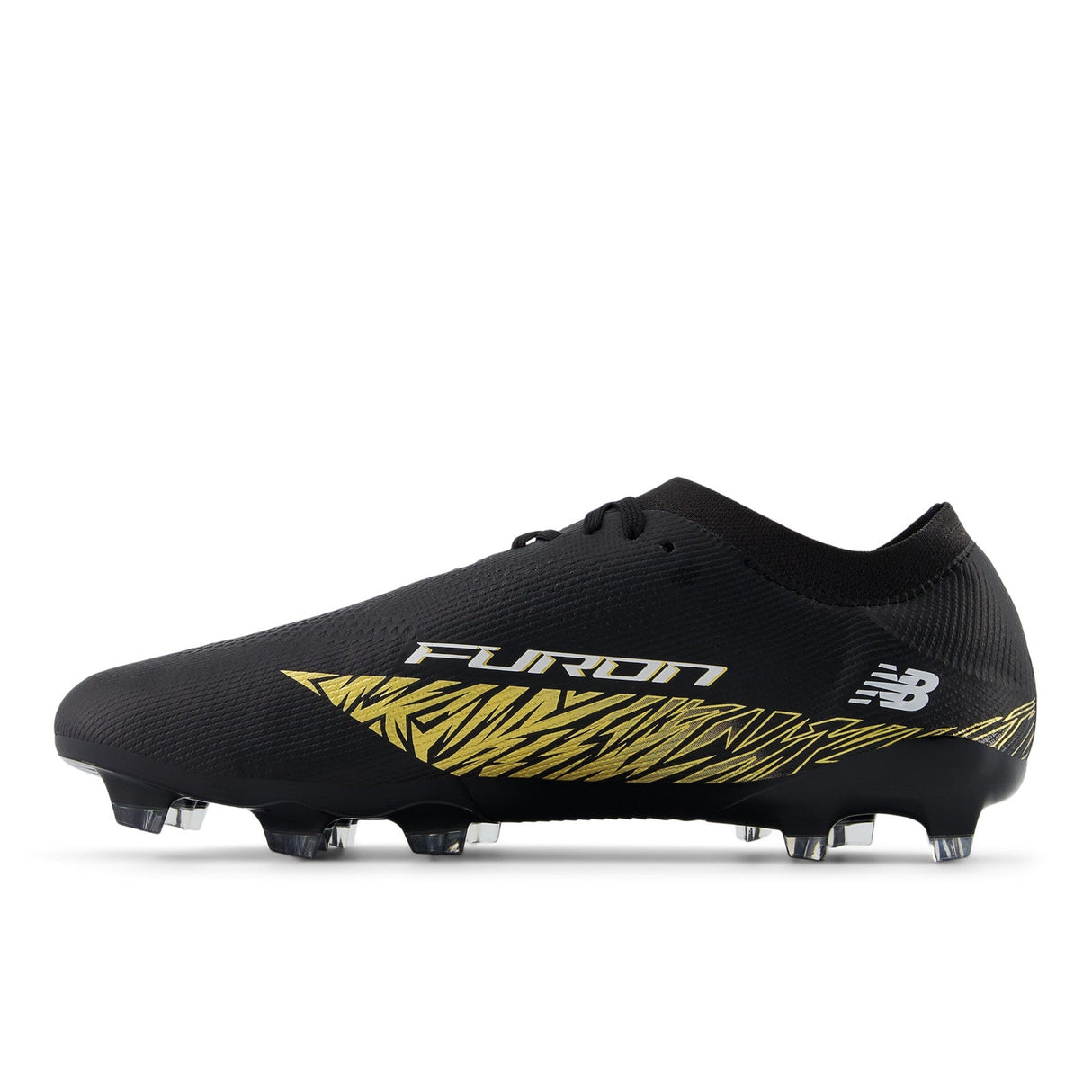 New Balance Furon V8 Elite FG Firm Ground Soccer Cleats - Black/Gold - Best Buy Soccer