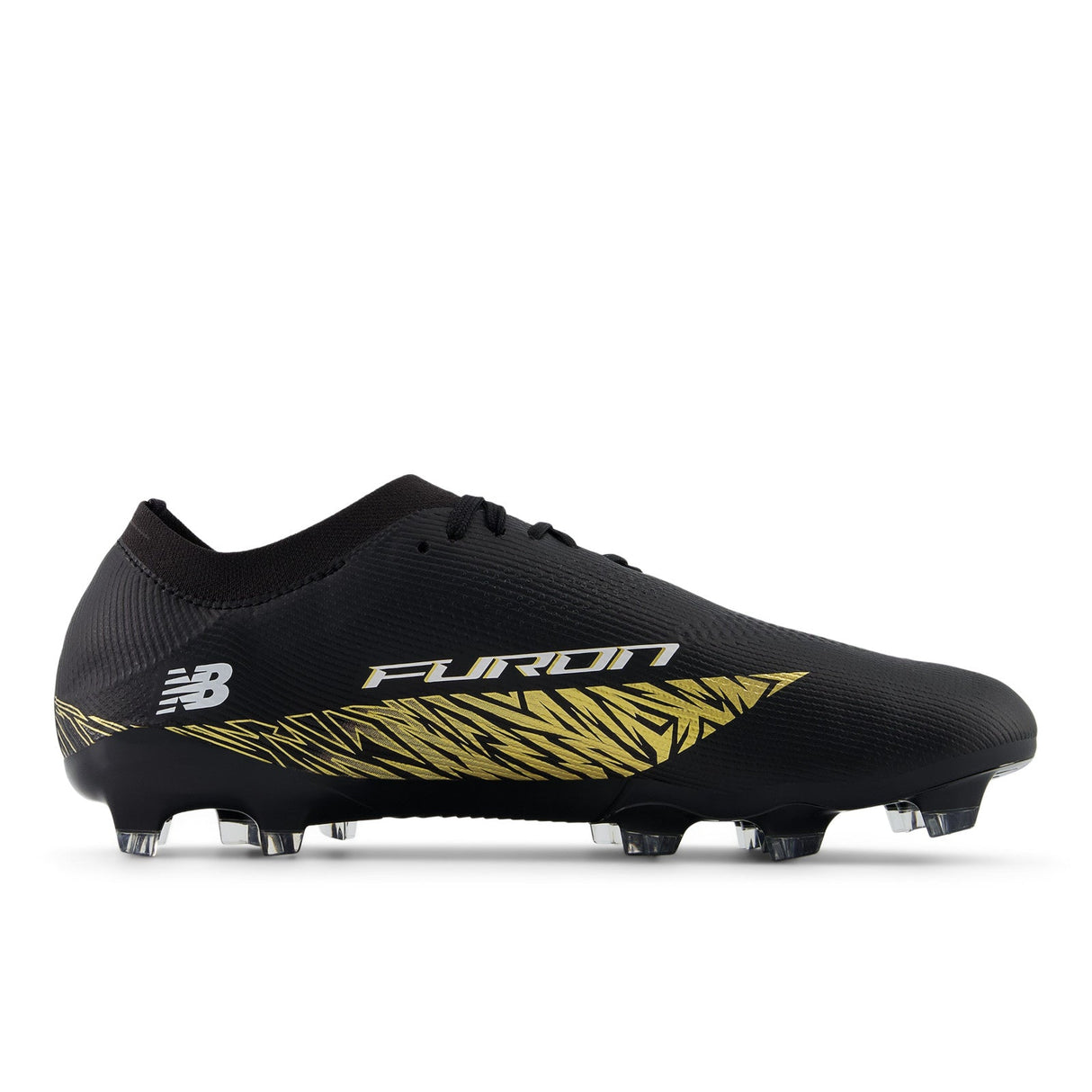 New Balance Furon V8 Elite FG Firm Ground Soccer Cleats - Black/Gold - Best Buy Soccer