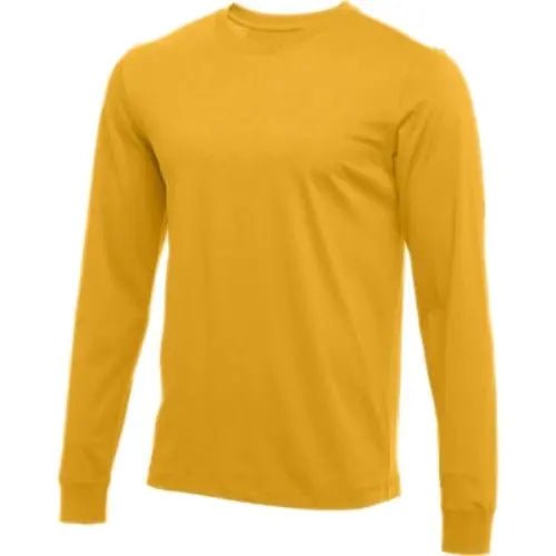 Nike All - purpose ring spun cotton tee Long Sleeve - Gold - Best Buy Soccer