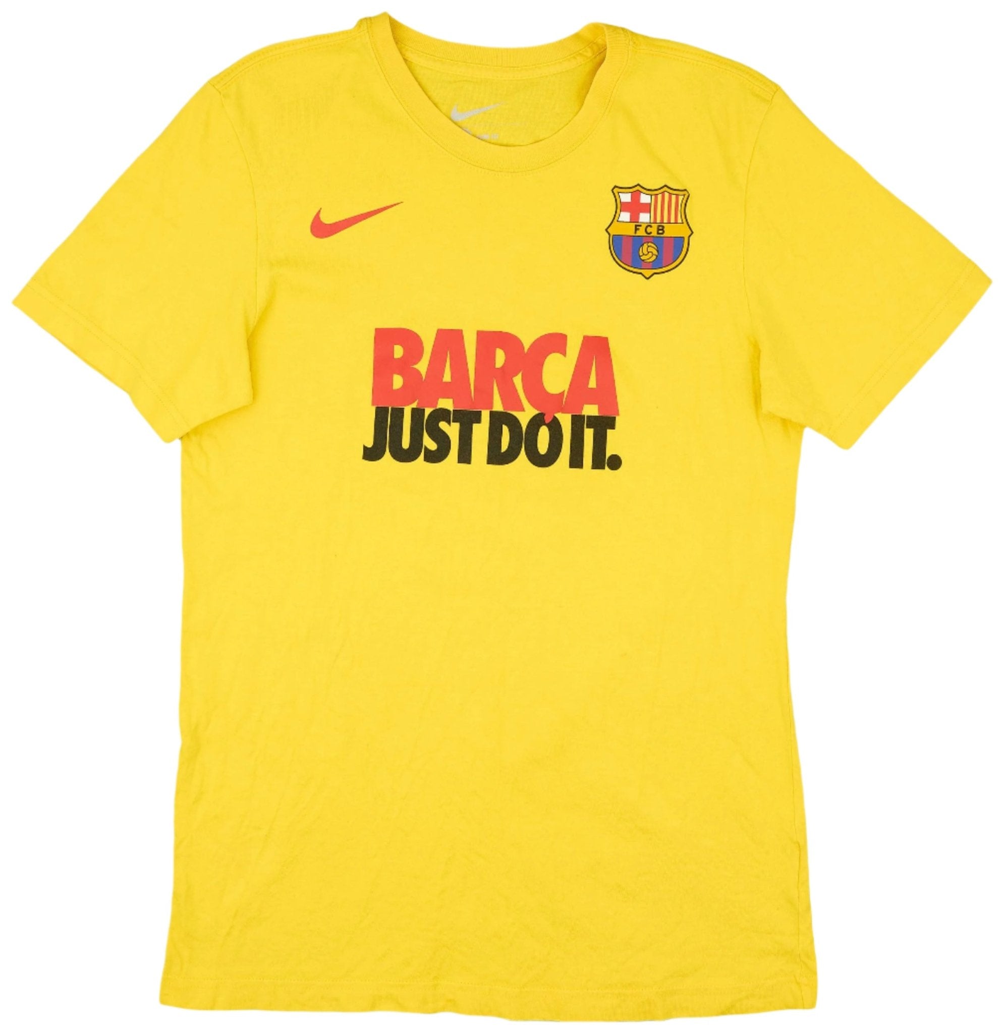Nike Barcelona Core T-Shirt Yellow - Best Buy Soccer
