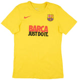Nike Barcelona Core T-Shirt Yellow - Best Buy Soccer