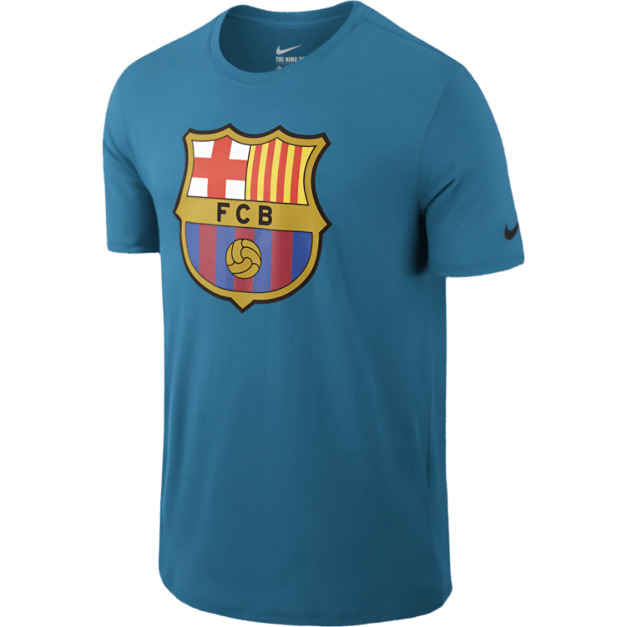 Nike Barcelona Crest T-Shirt Blue - Best Buy Soccer