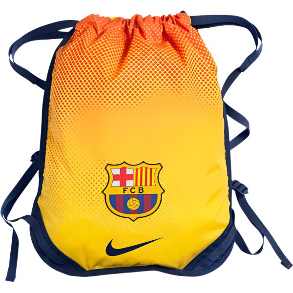 Nike Barcelona Gym Sack Yellow/Navy - Best Buy Soccer