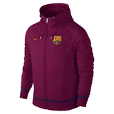 Nike Barcelona Hoodie Athentic FZ Dynamic Berry/University Gold - Best Buy Soccer