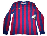 Nike Barcelona Long Sleeve Retro Tee Deep Royal/Red - Best Buy Soccer