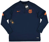 Nike Barcelona Squad Drill Top Obsidian/Hyper Crimson - Best Buy Soccer