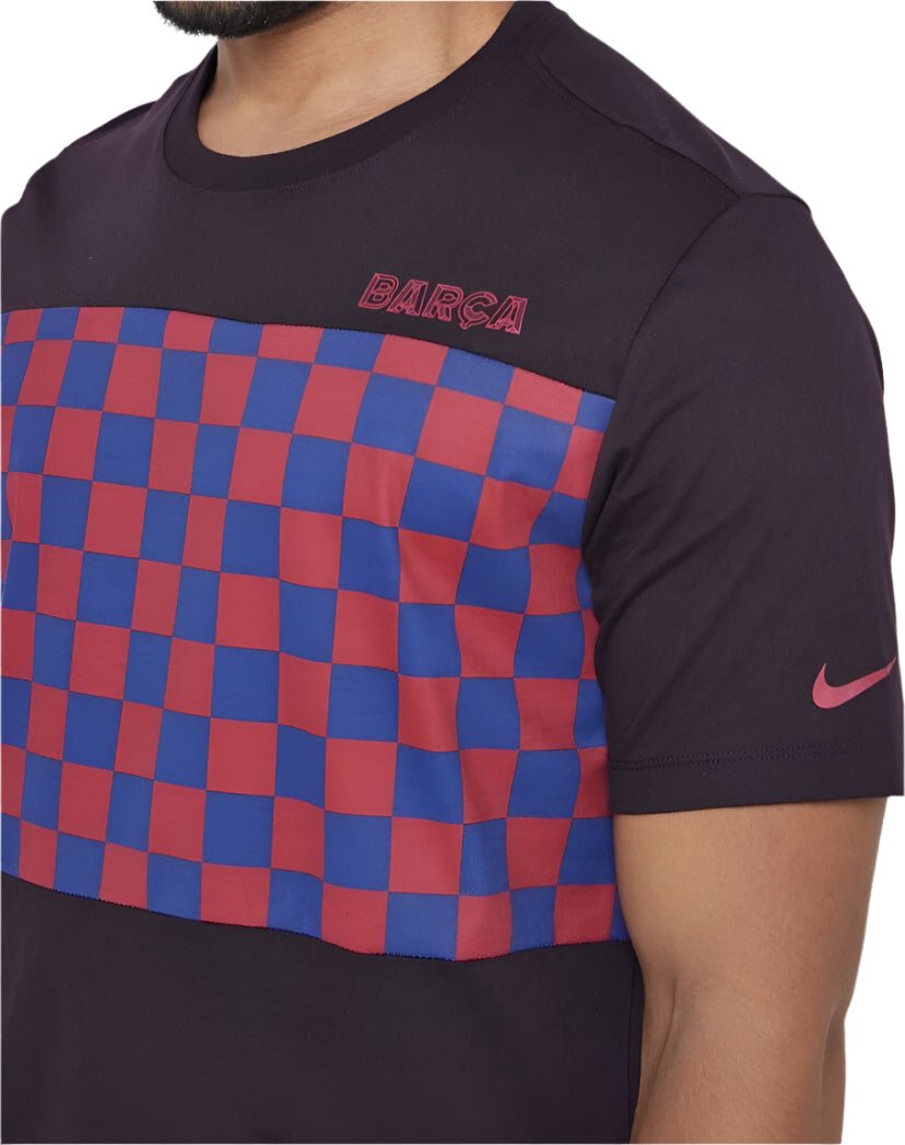 Nike Barcelona T Shirt Burgundy Ash - Best Buy Soccer