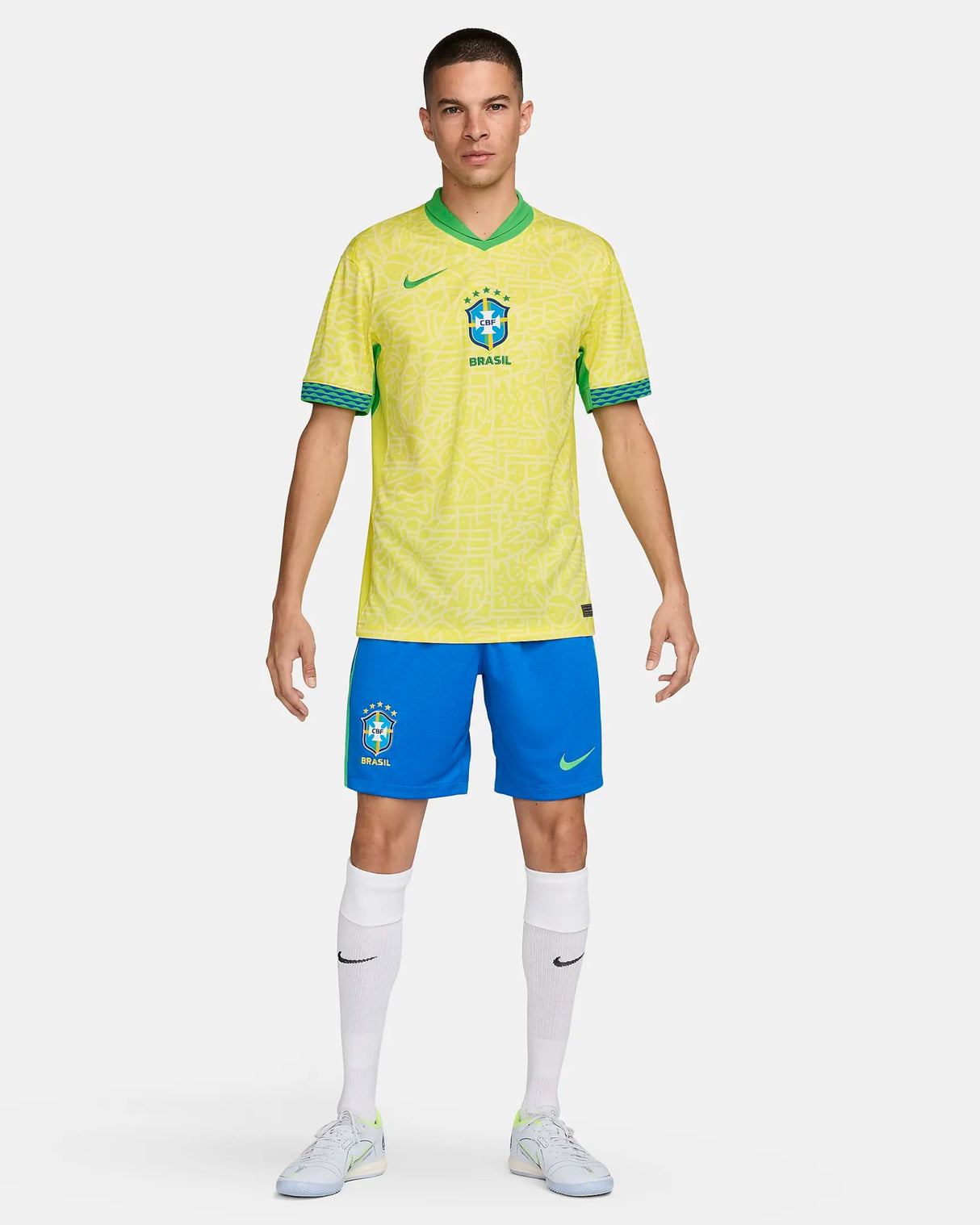 Nike Brazil Stadium Home Men's Jersey 24 - Yellow - Best Buy Soccer