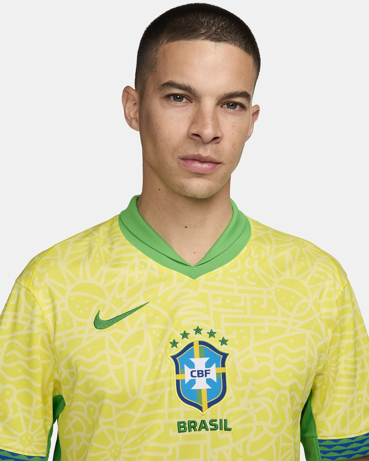 Nike Brazil Stadium Home Men's Jersey 24 - Yellow - Best Buy Soccer