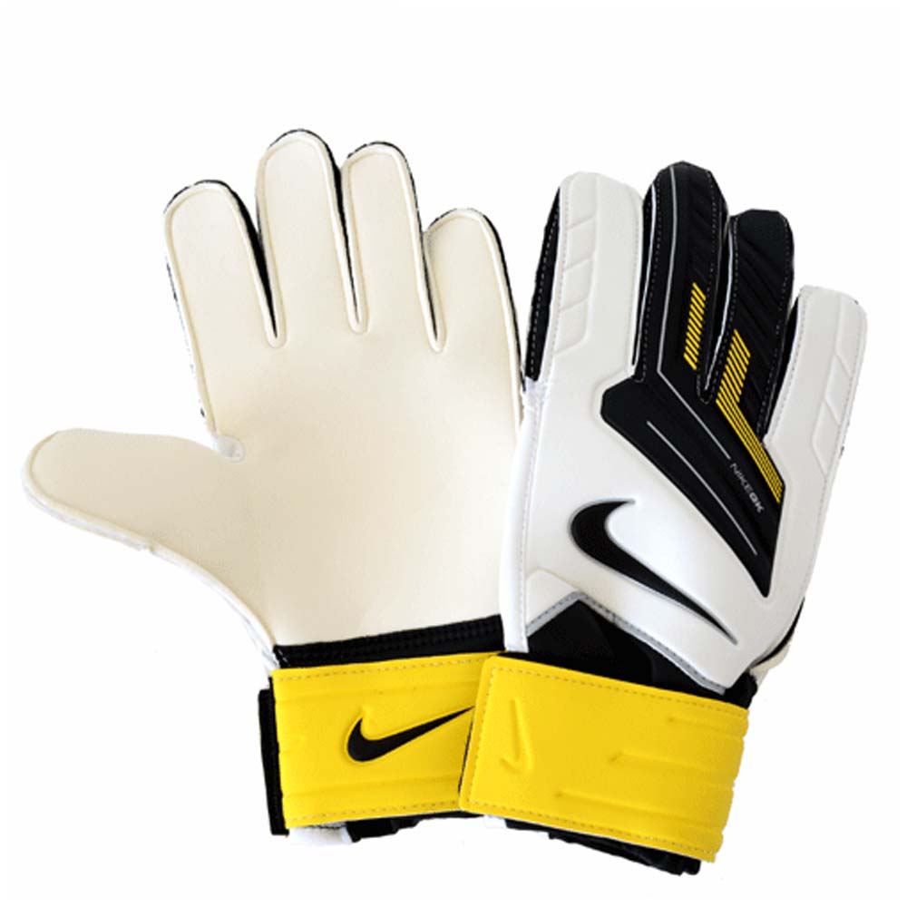 Nike Classic Goalkeeper Gloves White/Yellow - Best Buy Soccer