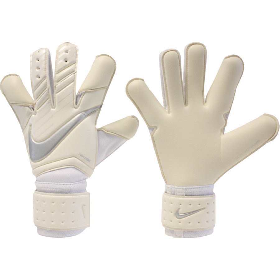 Nike Goalkeeper Vapor Grip 3 G gloves - White/Chrome - Best Buy Soccer