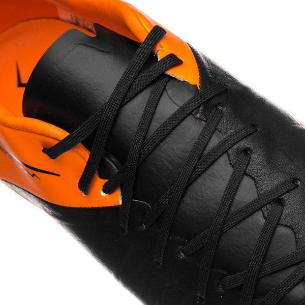 Nike Hypervenom Phinish Leather FG Firm Ground Soccer Cleats - Black/Total Orange - Best Buy Soccer