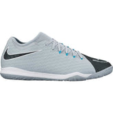 Nike HypervenomX Finale II IC Indoor Soccer Shoes - Wolf Grey/Black/Chlorine Blue - Best Buy Soccer